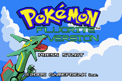 Pokemon Fluorite (beta 2) Title Screen